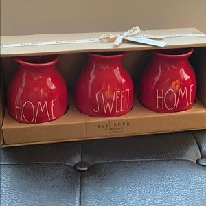 Rae dunn trio of Vases